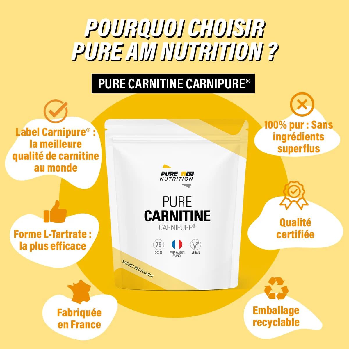 PURE Carnitine Carnipure® en poudre - Image 3