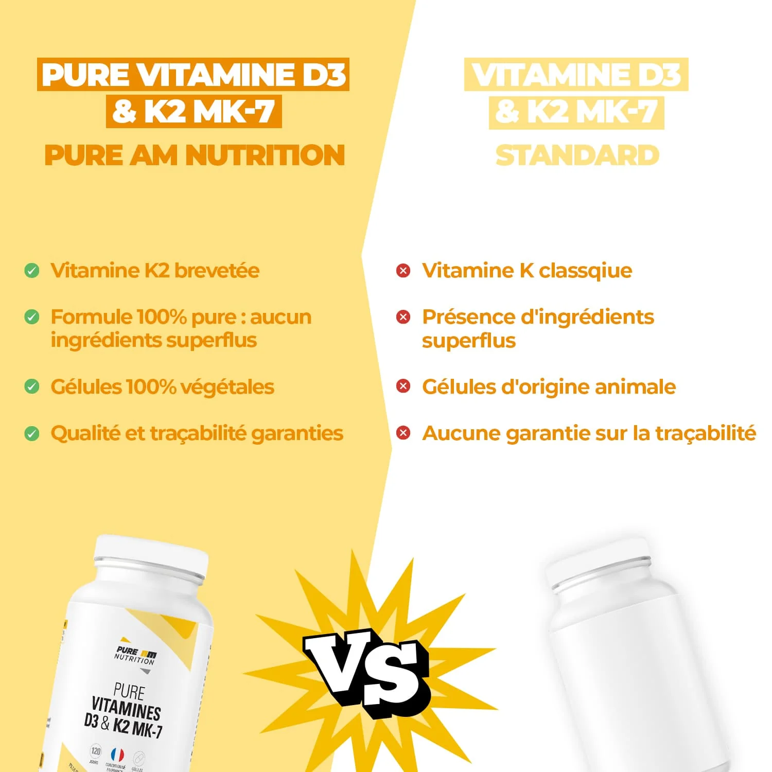 PURE Vitamines D3 + K2 MK-7 - Image 5